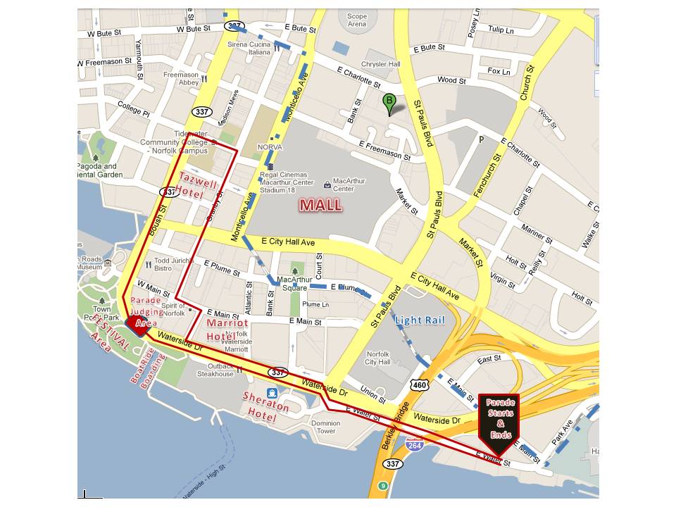CaribFest Parade Map